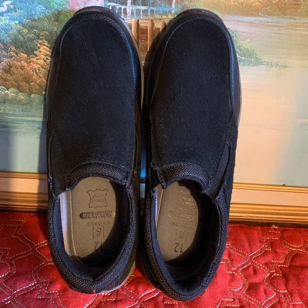 NEW! Mens Genuine Leather Memory Foam shoes 12 - Picture 9 of 14